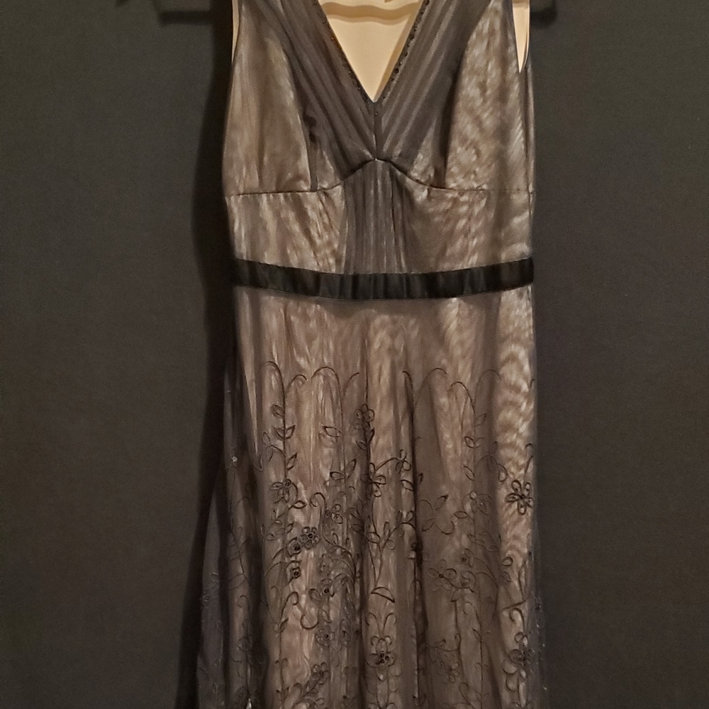 Loft beautiful 2 layer detailed dress, NWOT